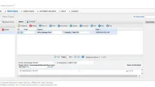 eFax screenshot