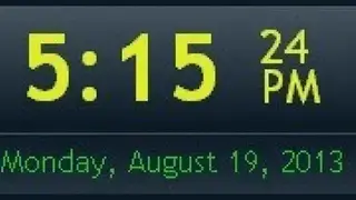 Effective DesktopClock screenshot