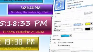 Effective DesktopClock screenshot