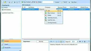 Efficient Address Book Free screenshot