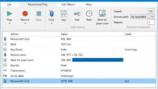 Efficient Macro Recorder screenshot