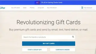 eGifter screenshot