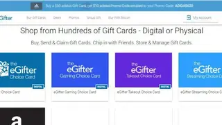 eGifter screenshot