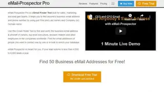 eGrabber eMail-Prospector screenshot