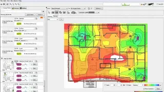 Ekahau Site Survey screenshot