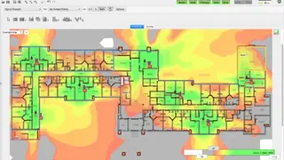 Ekahau Site Survey screenshot