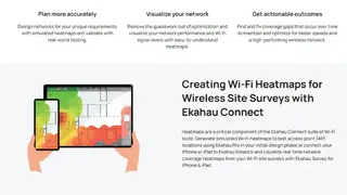 Ekahau Wi-Fi Heatmaps screenshot