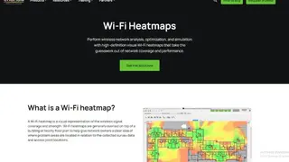 Ekahau Wi-Fi Heatmaps screenshot