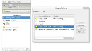 Ekiga screenshot