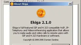 Ekiga screenshot