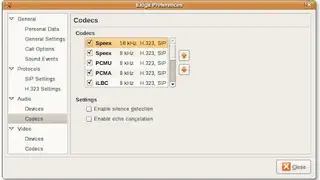 Ekiga screenshot