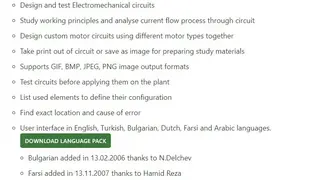 EKTS (Electrical Control Techniques Simulator) screenshot