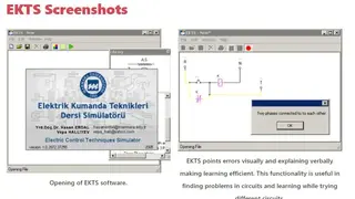 EKTS (Electrical Control Techniques Simulator) screenshot