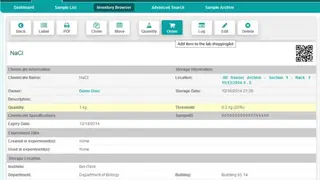 eLABJournal screenshot