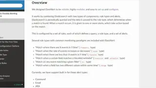 ElastAlert screenshot