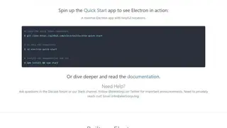 Electron screenshot