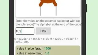 Electronic Components & Circuit calculator screenshot