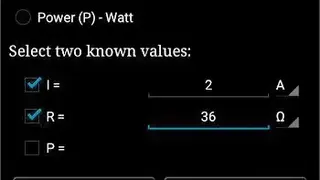 Electronics Calculator screenshot