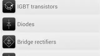Electronics Database: params of electronics parts screenshot