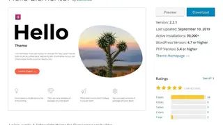 Elementor Hello Theme screenshot