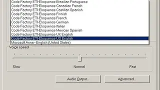 Eloquence TTS screenshot