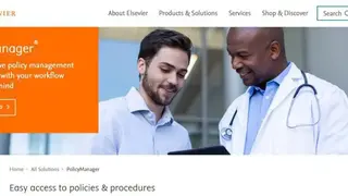 Elsevier PolicyNavigator screenshot