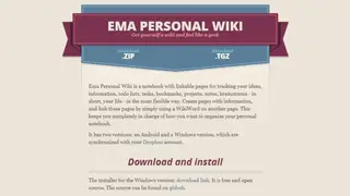 Ema Personal Wiki screenshot