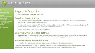 Email an encrypted .EXE file (AxCrypt) screenshot
