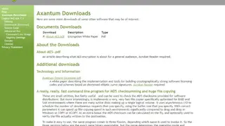Email an encrypted .EXE file (AxCrypt) screenshot