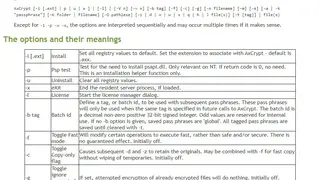 Email an encrypted .EXE file (AxCrypt) screenshot