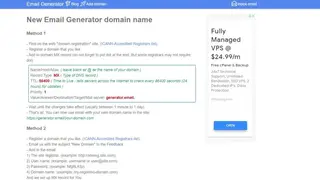 Email Generator screenshot