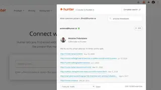 Email Hunter for Chrome screenshot