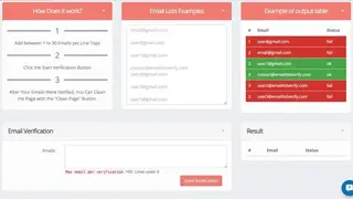 Email List Verify screenshot