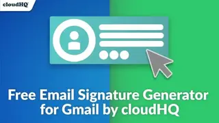 Email Signature Generator by cloudHQ screenshot