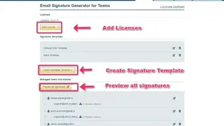 Email Signature Generator by cloudHQ screenshot