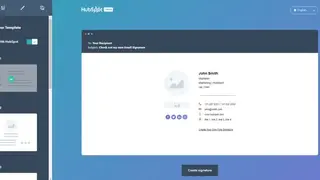 Email Signature Template Generator screenshot