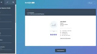 Email Signature Template Generator screenshot