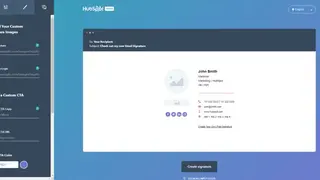 Email Signature Template Generator screenshot