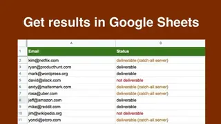 Email Verification Add-on screenshot