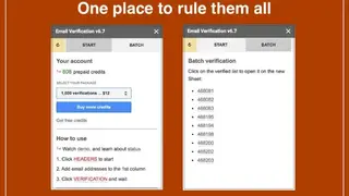 Email Verification Add-on screenshot
