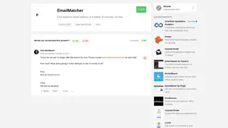 EmailMatcher screenshot