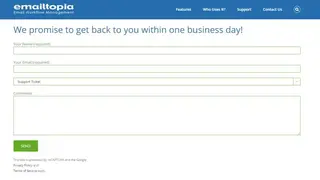 Emailtopia screenshot