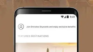 Emirates screenshot