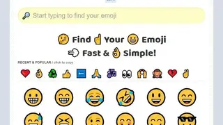 Emoji Homepage screenshot