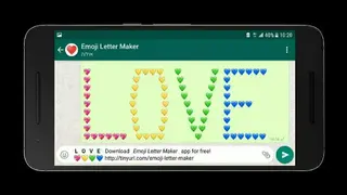 Emoji Letter Maker screenshot