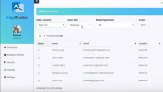 Empmonitor screenshot