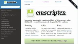 Emscripten screenshot