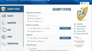 Emsisoft Anti-Malware screenshot