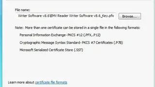 EMV Reader Writer Software screenshot