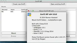 EncFS screenshot